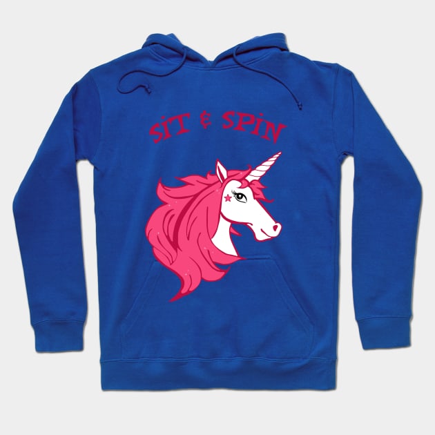 Rude Unicorn Hoodie by rachybattlebot